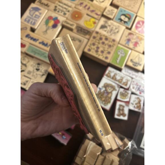 125 Rubber Stamp Lot Christmas Baby Animal Beat Flower Words Phrase Vtg Scooby - Picture 16 of 16